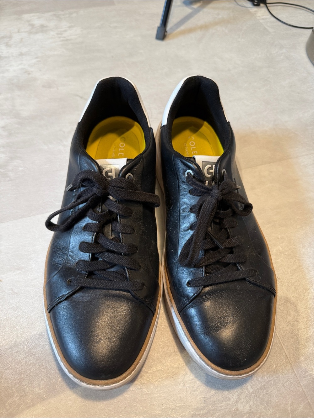 Cole Haan GrandPrø Rally Court Sneaker Black Leather Men’s 10 C34225